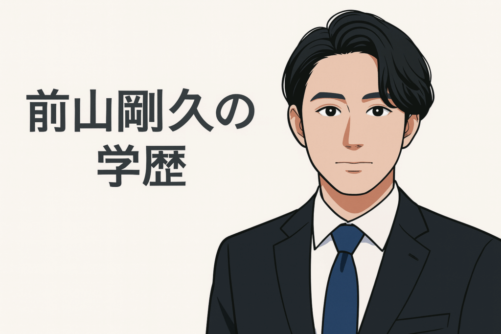 前山剛久の学歴を徹底解説｜出身中学・高校・大学から俳優への道へ